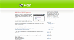 Desktop Screenshot of de.blog.weblin.com